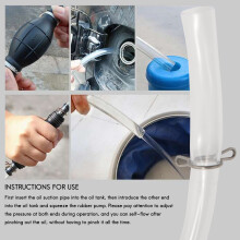 Useful Fuel Liquid Transfer Pump Manual Hand Pump Suction Oil Water Petrol Fuel Liquid Transfer Pump Pipe