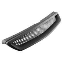 Matte Balck Front Engine Hood Mesh Grille Bumper Racing Grille for   EK CX DX EX HX LX Type R 1999-2000