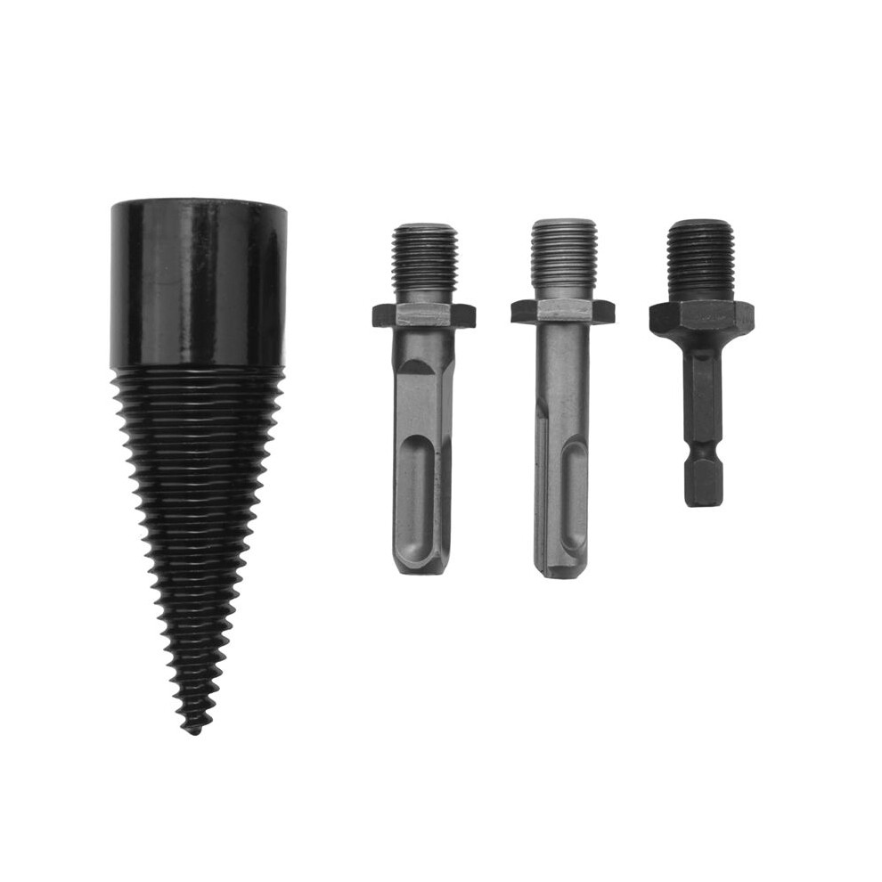 Removable Firewood Log Splitter Drill Bit, Wood Splitter Drill Bits Split Drilling Tools Drill Bit Wood Chopping Bit 4711037235827