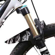 Bicycle Reflective Ultra-Thin Front Fork Simple Rain Mountain Bike Mudguard Cycling Rain Shield A
