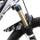 Bicycle Reflective  Ultra-Thin Front Fork Simple Rain  Mountain Bike Mudguard Cycling Rain Shield  A 1