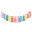 Guirlanda de Borla Arco-íRis Pastel de 37 Polegadas com MiçAngas de Madeira para DecoraçãO de Festa de BerçáRio Na Parede Do Quarto 1