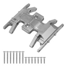 para Axial SCX24 90081 1/24 Coche de Oruga RC Caja de Cambios de Metal Base de Montaje Soporte de TransmisióN Placa de Deslizamiento Piezas de