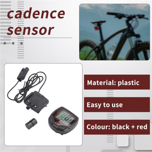 Waterdichte Fietscomputer Fietsmeter Kilometerteller Snelheidsmeter LCD-Scherm Fietscomputer Velocimetro Bedrade Stopwatch 1