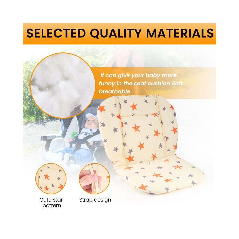 Baby Stroller  Pad Universal Baby Stroller High Chair  Cushion Liner Mat Cotton Soft Feeding Chair Pad Cover