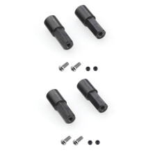Albero 'Asse Posteriore nel Metallo 4 Pezzi per WPL D12 C14 C24 C34 B14 B24 C16 B36 MN D90 MN99S RC Accessori per Ricambi Auto