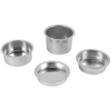 4 PièCes 51Mm Panier de Filtre de Remplacement de Filtre à Café pour Porte-Filtre Sans Fond de Café pour PièCes de Machine à Expresso