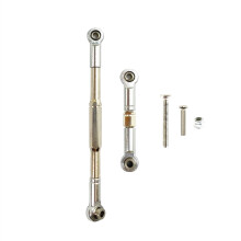 Piezas de ActualizacióN de la Barra de TraccióN de la Barra de Enlace de DireccióN para WPL C14 C24 C24-1 C34 1/16 RC Accesorios de Coche, Plata