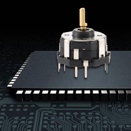 RKJXT1F42001 4-Wege Schalter Kfz Navigation Encoder SchlüSsel Wippe Schalter RKJXT1F42001 mit Druck Schalter Encoder