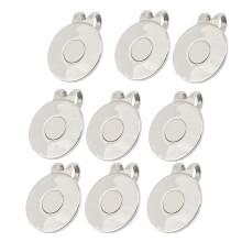 9 Pcs   , Magnetic Disc  Hat   Holder    Clip  for Men Women Golfer Gifts