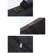 Wrench Roll Tool Roll Pouch Bag with Pockets, Waterproof Canvas Wrench Roll Organizer Bag for Craftwork Handyman - B