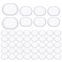 48 Pcs Drum Dampeners Gel Pads Silicone Drum Silencers Soft Drum Dampener Drum Mute Pads Dampening Gel Pad(Transparent)