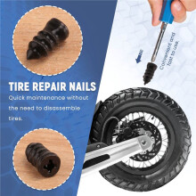 20Pcs Tire Repair Rubber Nails Auto Motorcycle Vacuum Tire Repair Nail Fast Repair Tool Self-Service Tire Repair Nail L