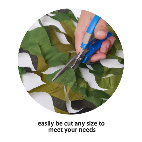 Camouflage Net, Bulk Roll Sunshade Mesh  for Field Theme Party Decorations 1.5X6M 2