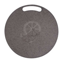 Cutting Board Plastic Kitchen Cutting Board Round Baking Board Fruit Vegetable Cutting Board with Handles 31cm