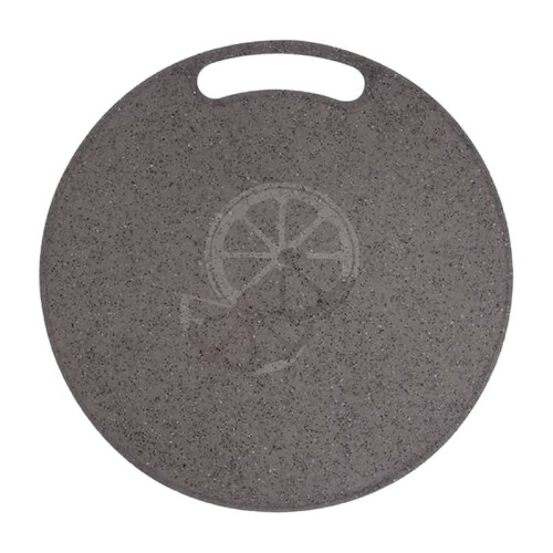 Cutting Board Plastic Kitchen Cutting Board Round Baking Board Fruit Vegetable Cutting Board with Handles 31cm