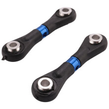 3Pcs Metal Steering Rod Link Rod Tie Rod for TT-01 TT01 1/10 RC Car Upgrade Parts Accessories,