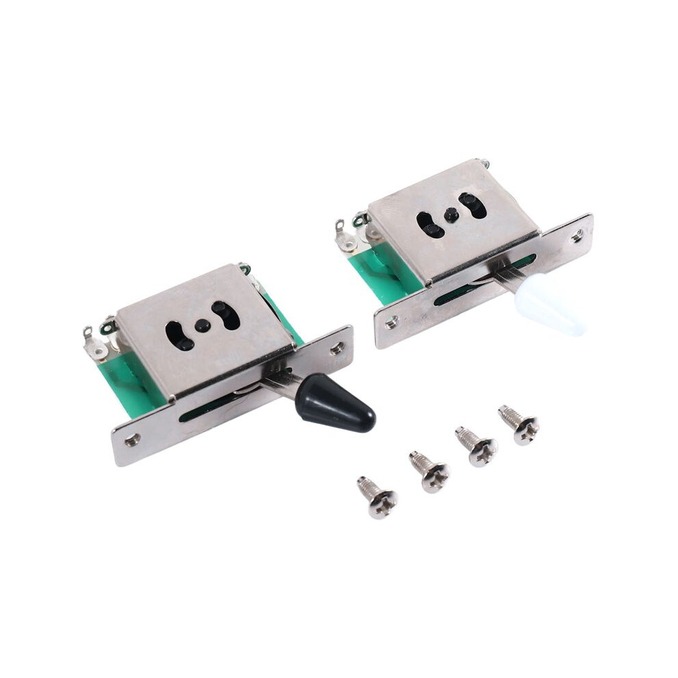 2Pcs 5 Way Pickup Selector Toggle For St/Sq Series Electric Guitar Shift Switchs 4711497601675