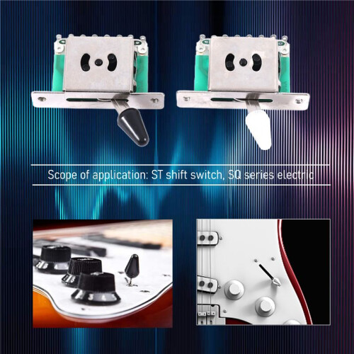 2Pcs 5 Way Pickup Selector Toggle  for ST/SQ Series Electric Guitar Shift Switchs 2