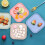 4 PCS 15cm Wheat Straw Square Plates  Unbreakable  Tableware Plates Reusable Square Dishes 4