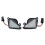 Pair 13.5V LED Under Side Mirror Light Signal Lamp for  Octavia Mk3 5E 2012-2017 with White Light 2