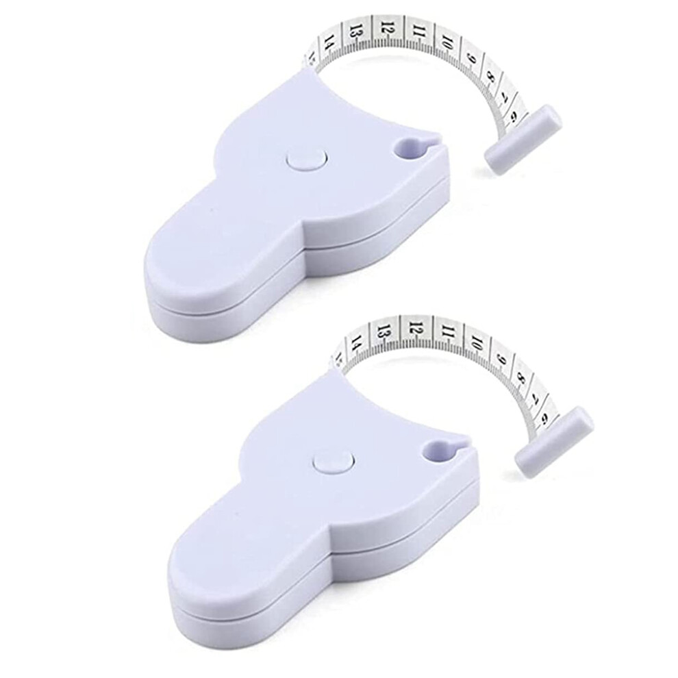 2Pcs Automatic Telescopic Tape Measure, Body Measure Tape 60 Inch,Self-Tightening Body Measuring Ruler 4713037785296