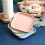 4 PCS 15cm Wheat Straw Square Plates  Unbreakable  Tableware Plates Reusable Square Dishes 3