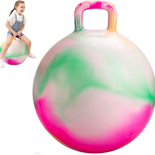 Space Hopper Multi Coloured Jumping Ball 45cm Kids Bounce Fun Play 2