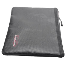 Bolsa de Efectivo de Carpeta de Archivos de Sobre de Documentos Impermeable Incombustible PortáTil Bolsa de Dinero IgníFuga Bolsa Segura para Lipo B