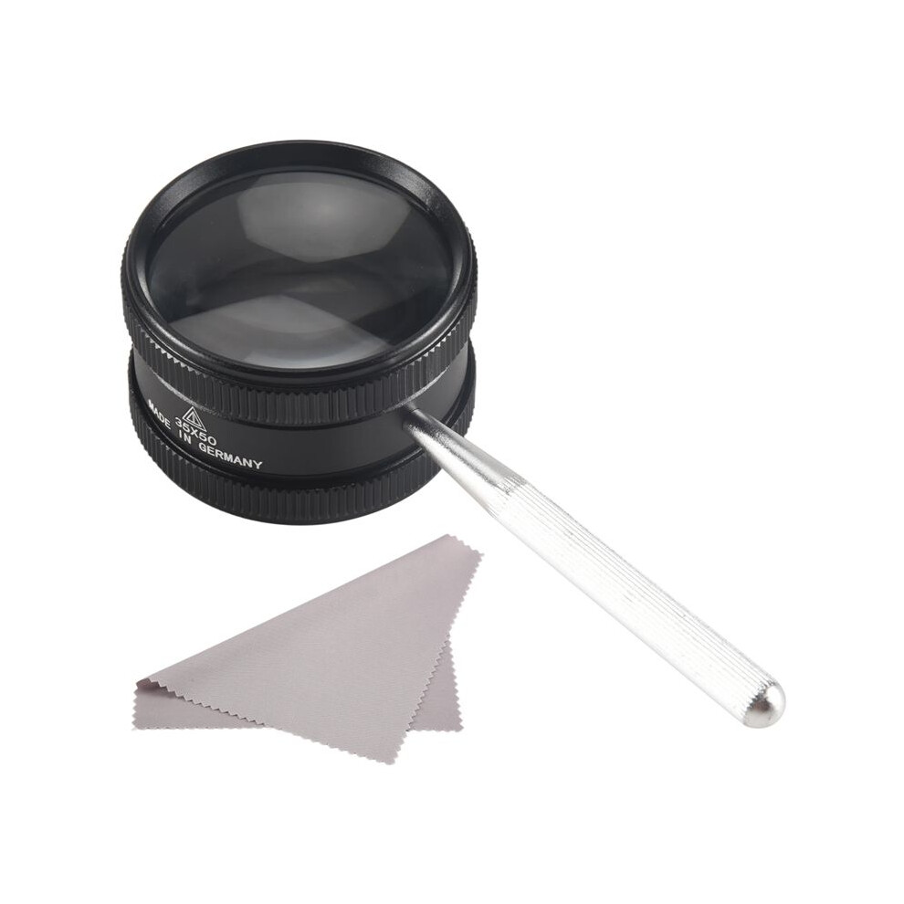 35X Handheld Magnifier Metal High Clarity Reading Magnifying Glass Portable Loupe Jewelry Magnifier,For Seniors