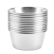 12 Pieces Individual Molds Pudding Molds Cups Chocolate Molten Pans Non-Stick Cupcake Cake Cookie Pudding Mold
