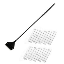 Aquarium Algae Scraper Fish Tank Cleaner Maintenance Glass Cleaner Scraper with 10 Blades