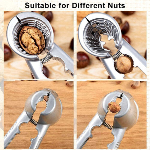 Nutcracker for Walnuts, Kitchen Tool for Nuts, Funnel Walnut Pliers, Sturdy Nut Crackers Opener Tool Walnuts Pecan Nut 2