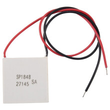 Modulo Peltier Termoelettrico, Generatore Termoelettrico Ad Alta Temperatura Peltier Teg 150Celsius,Bianco 40X40mm