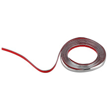 Silver Car Grille Exterior Chrome Styling Decoration Moulding Trim Strip 12mm