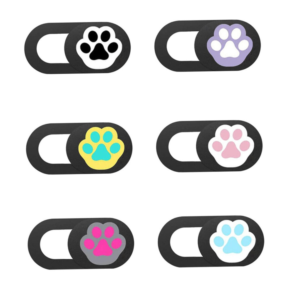 6Pcs Cat Claw Webcam Privacy Cover With Easy Slide Design For Laptop And Tablet Camera Protection 9169991205472