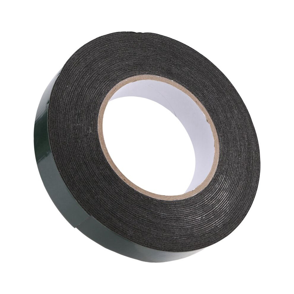 Black Super Strong Permanent Double Sided Self Adhesive Foam Car Trim Body Tape Width:25mm 4713140035165