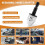 Silver+Black 6mm Keyless Drill Bit Chuck Quick Change Adapter Converter Hex Shank 4