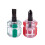 2 pcs Flat Phillips Screwdriver  Screw Driver Short Small Split Repair Tools Kit Set Green+Red 1
