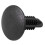 5mm x 5mm Hole Dia Black Plastic Rivets Fastener Push Clips 48 Pcs 5