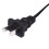 US Plug 1.8M Power Cord /off Button  AC110V 3A AC250V 6A Black 1