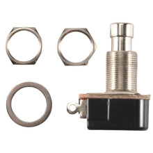 Guitar Pedal 2 Pin SPST Momentary Effects Push Button Foot