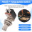Guitar Pedal 2 Pin SPST Momentary Effects Push Button Foot 9