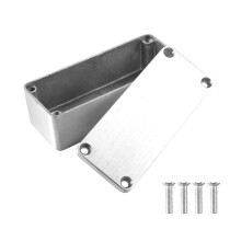 1 Stück Aluminium Stomp Box Effekte 1590A Stil Pedal Gehäuse Für Gitarre