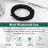 6mm x 4mm Pneumatic Air Compressor PU Hose Pipe 3 Meters Black 3