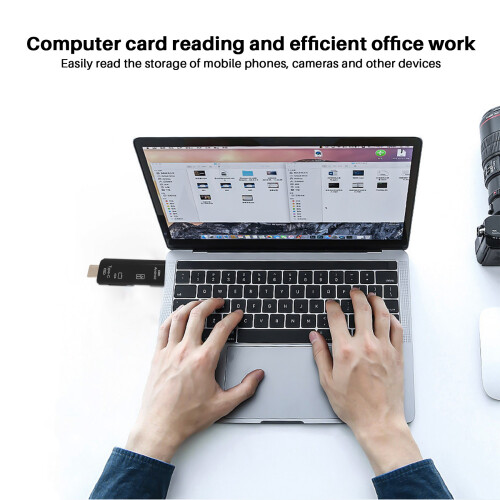 5-in-1 Multifunctional OTG Card Reader Micro- /  Card / USB Reader Support TF Android Type-c Phone / Computer / Type-c Universal 2