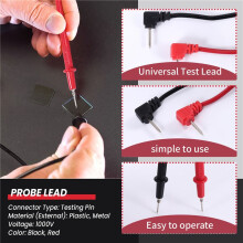 Multimeter Meter Universal Test Lead Probe Wire Cable 1000V 0.8M