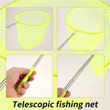 Outdoor Catching Catching Butterfly Net Fishing Net Bag Stainless Steel Telescopic Fishing Net Tool Outdoor Telescopic Portable Catching Catching