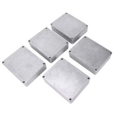 5 Pcs Guitar Effects Pedal Aluminum Stomp Box Enclosure for DIY Guitar Pedal Kit 1590BB