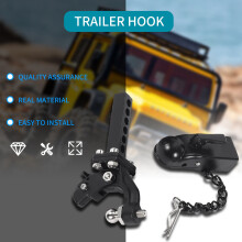 Metal Hitch Trailer Hook for SCX10 90046 TRX4 1/10 RC Crawler Car Remote Control Car Model for Baby Kid